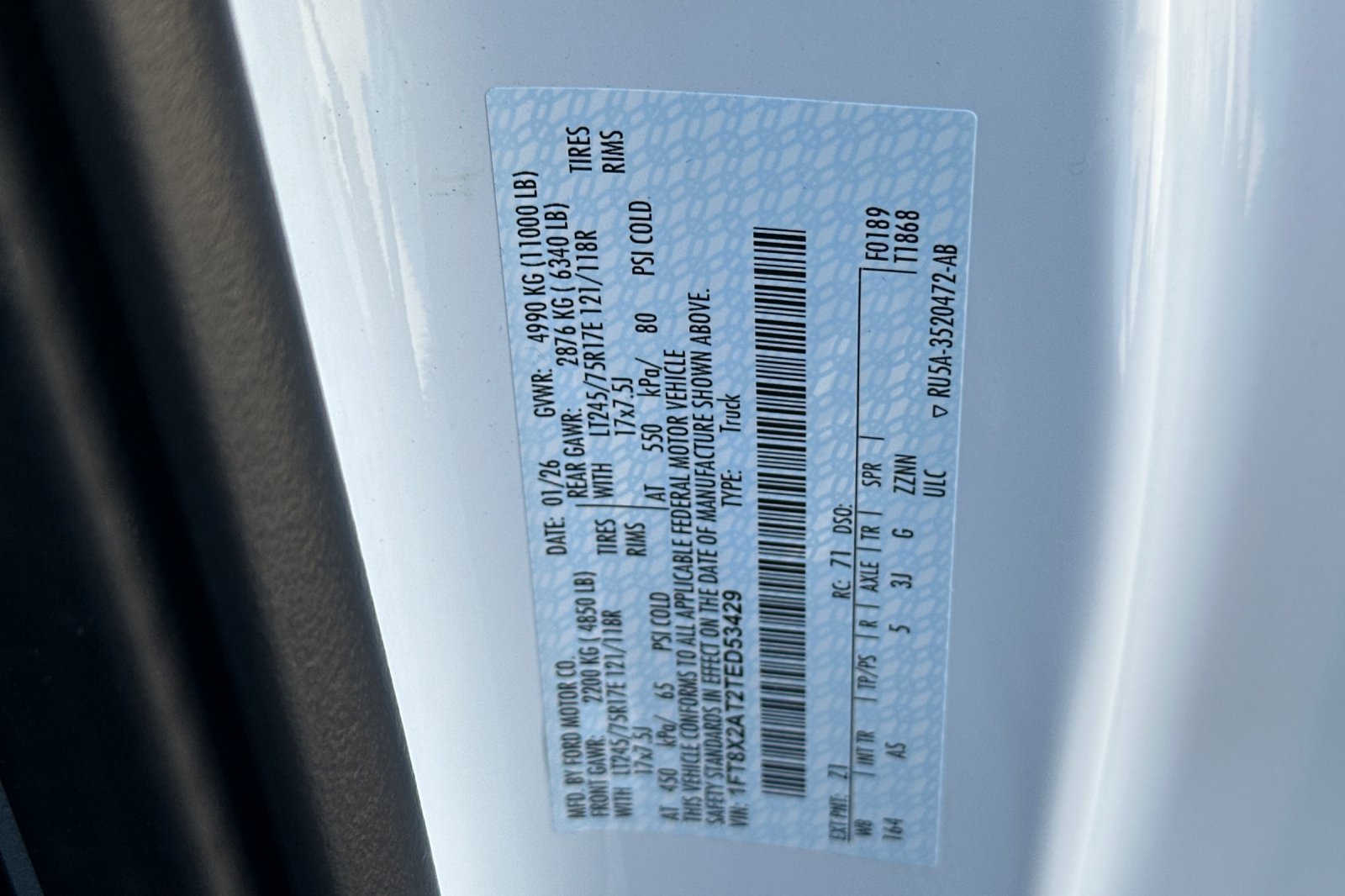 New 2026 Ford F250 XL RWD image 26