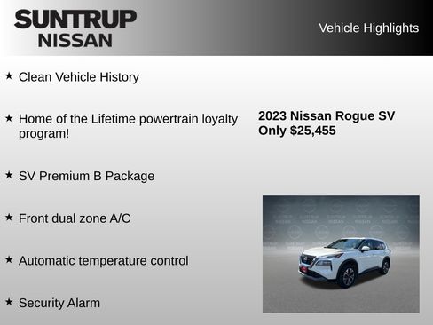Used 2023 Nissan Rogue SV w/ SV Premium B Package AWD/4WD image 8