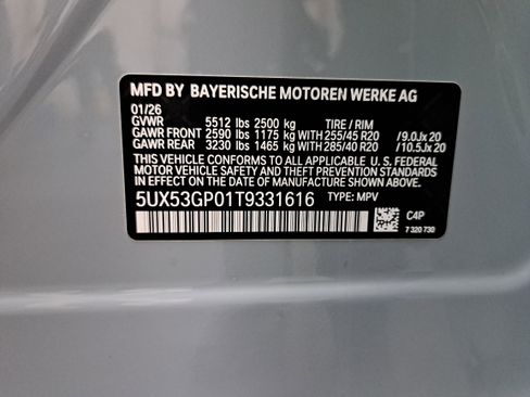 New 2026 BMW X3 xDrive30 w/ M Sport Package image 37