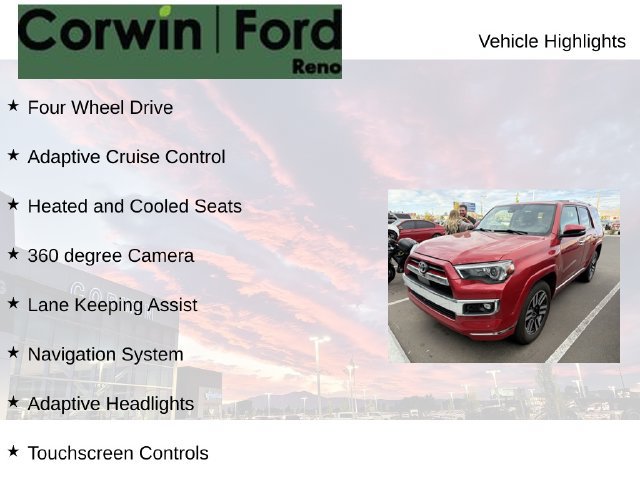 Used 2022 Toyota 4Runner Limited w/ Wilderness Package (TMS) AWD/4WD image 8