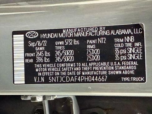 Used 2023 Hyundai Santa Cruz Night image 53