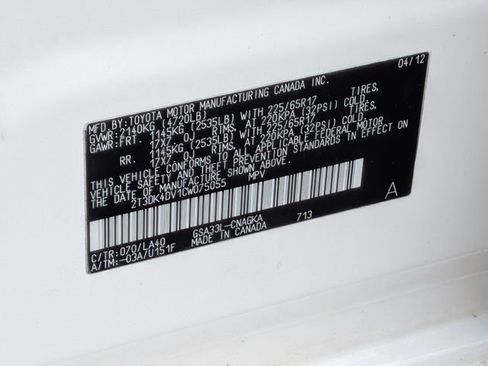 Used 2012 Toyota RAV4 Limited w/ Premium Plus Value Pkg AWD/4WD image 27