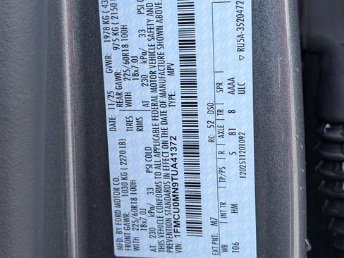 New 2026 Ford Escape ST-Line w/ Tech Pack #1 image 26