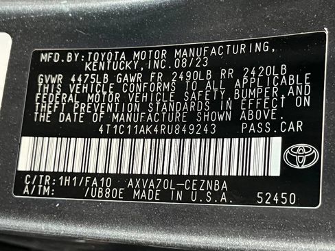 Used 2024 Toyota Camry LE FWD image 16