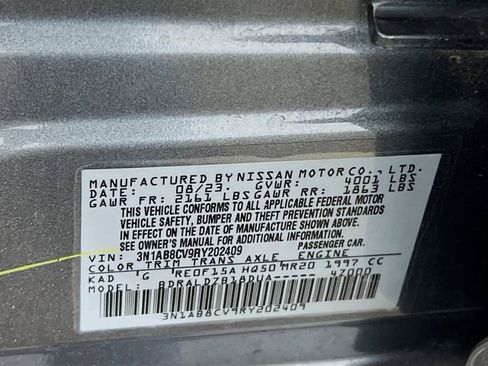 Used 2024 Nissan Sentra SV w/ Trunk Package image 25