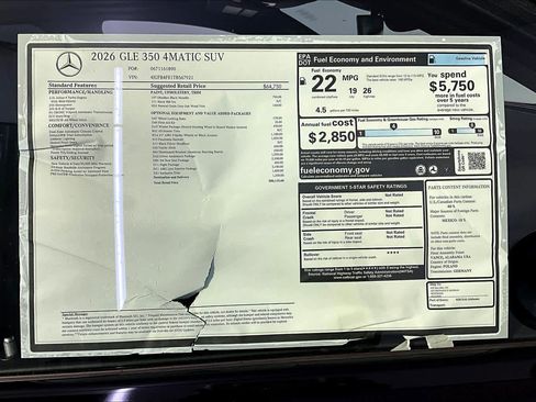 New 2026 Mercedes-Benz GLE 350 4MATIC image 18