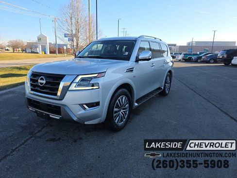 Used 2021 Nissan Armada SL w/ Captain's Chairs Package image 1