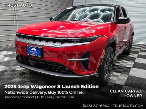 Used 2025 Jeep Wagoneer S Launch Edition AWD/4WD image 1
