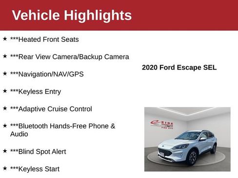 Used 2020 Ford Escape SEL AWD/4WD image 4