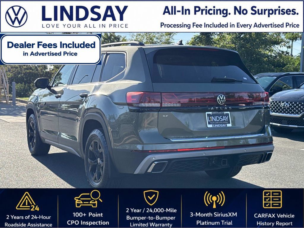 Used 2025 Volkswagen Atlas Peak Edition SE AWD/4WD image 5
