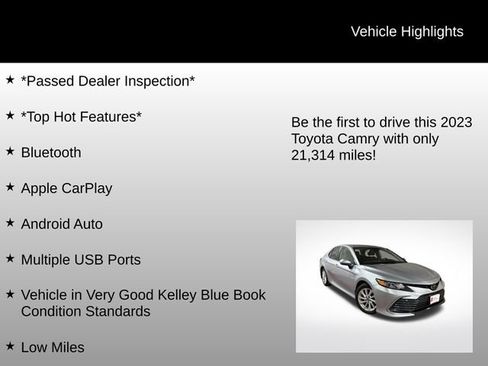 Certified 2023 Toyota Camry LE image 6