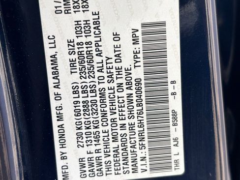 Used 2020 Honda Odyssey EX-L image 32