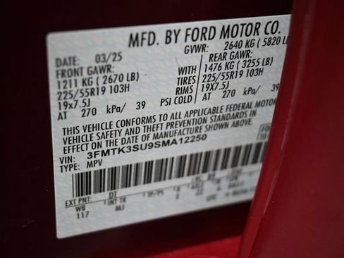Certified 2025 Ford Mustang Mach-E Premium w/ Sport Appearance Package AWD/4WD image 35
