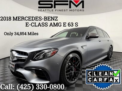 Used 2018 Mercedes-Benz E 63 AMG S