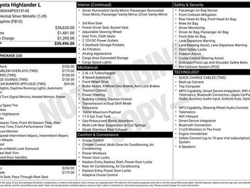 Used 2023 Toyota Highlander L FWD image 27