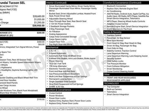 Used 2022 Hyundai Tucson SEL w/ Cargo Package image 36