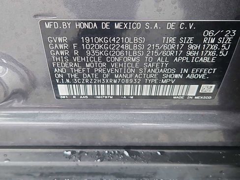 Certified 2024 Honda HR-V LX image 14