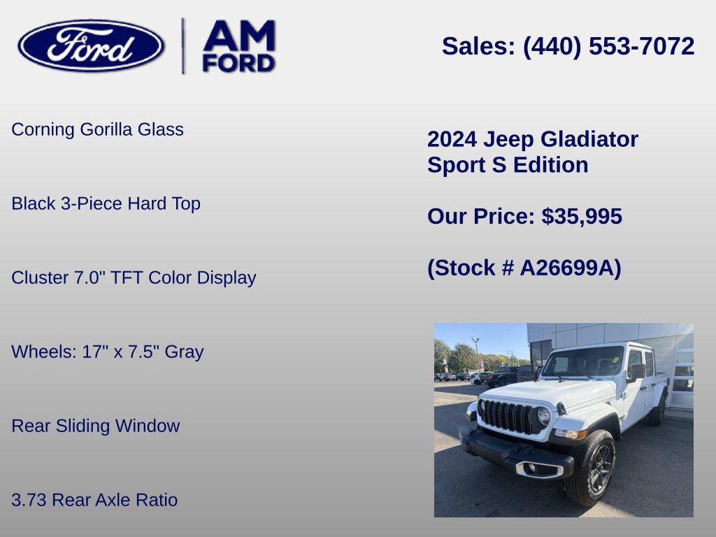 Used 2024 Jeep Gladiator Sport AWD/4WD image 18