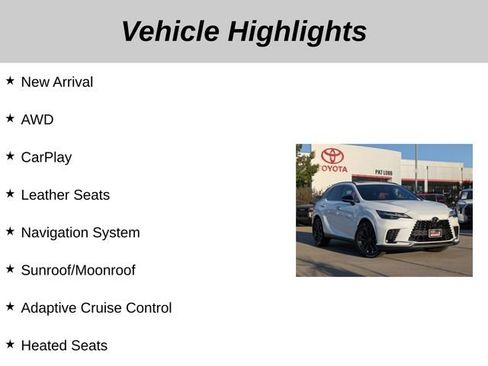 Used 2024 Lexus RX 350 F Sport image 5