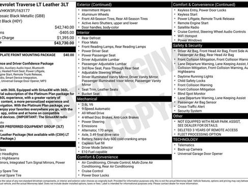 Certified 2023 Chevrolet Traverse LT AWD/4WD image 33