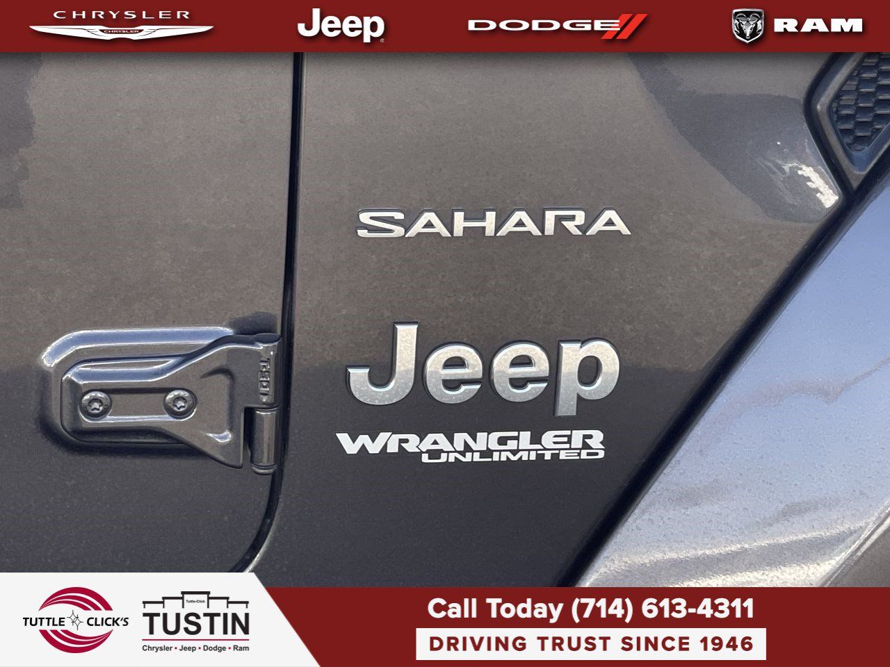Used 2020 Jeep Wrangler Unlimited Sahara AWD/4WD image 8