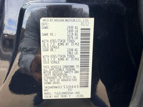 Used 2012 Nissan Xterra PRO-4X w/ Pro-4x Leather Pkg image 18