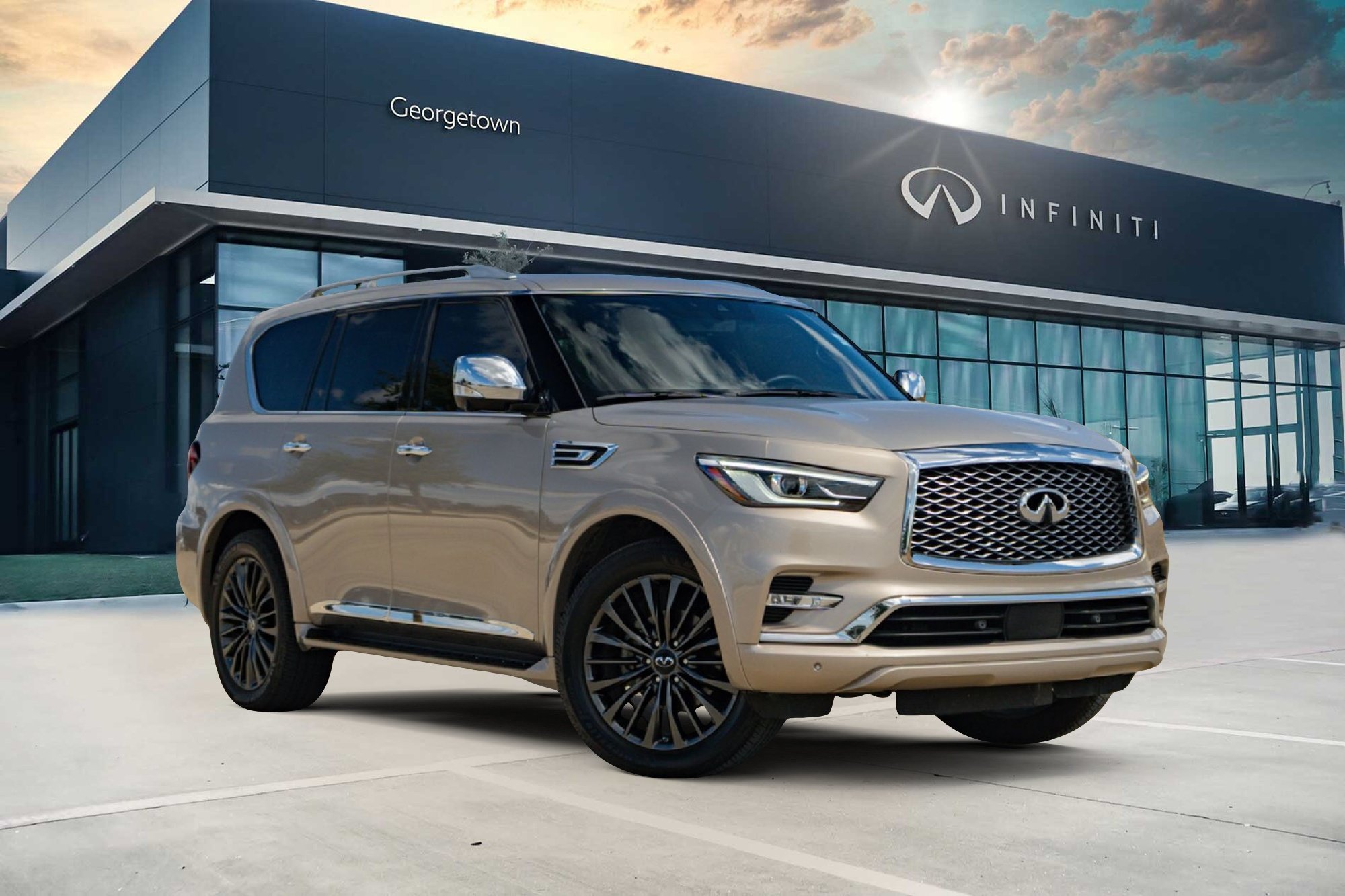 Certified 2023 INFINITI QX80 Sensory w/ All-Season Package AWD/4WD image 1