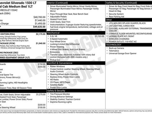 Used 2018 Chevrolet Silverado 1500 LT w/ All Star Edition image 3