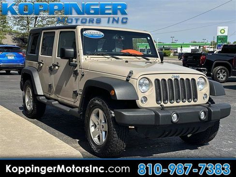 Used 2016 Jeep Wrangler Unlimited Sport w/ Dual Top Group AWD/4WD image 1