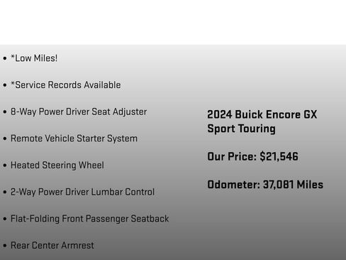 Used 2024 Buick Encore GX Sport Touring w/ Comfort Package image 18