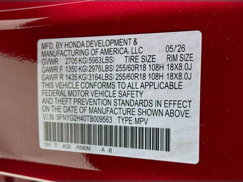 New 2026 Honda Pilot EX-L image 40