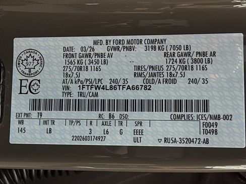 Used 2026 Ford F150 Tremor AWD/4WD image 41