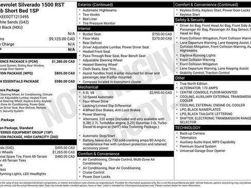 New 2026 Chevrolet Silverado 1500 RST w/ Convenience Package II AWD/4WD image 10