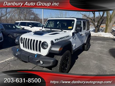 Used 2022 Jeep Wrangler Unlimited Rubicon 4xe w/ Cold Weather Group image 1