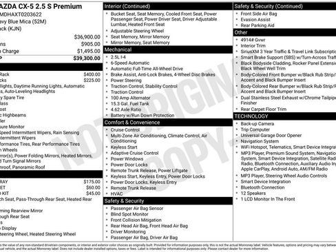 New 2026 MAZDA CX-5 2.5 S w/ Premium Package AWD/4WD image 2