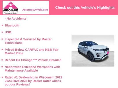 Used 2020 Land Rover Range Rover Evoque R-Dynamic SE