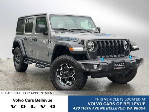 Used 2022 Jeep Wrangler Unlimited Rubicon 4xe AWD/4WD image 1