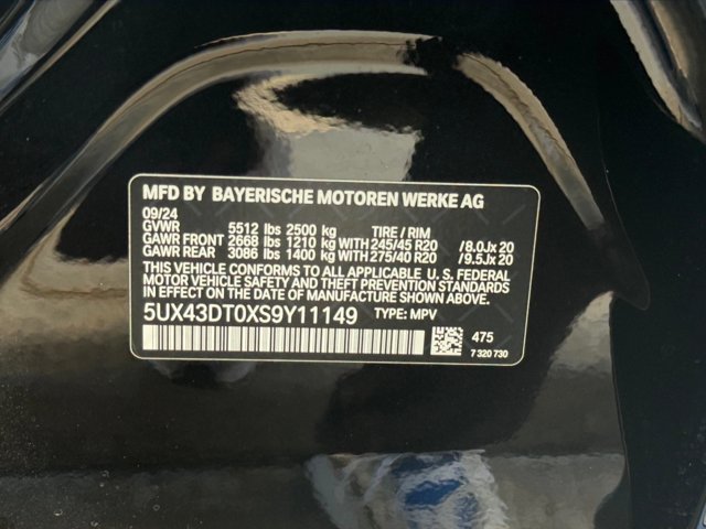 Used 2025 BMW X4 M40i w/ Premium Package AWD/4WD image 27