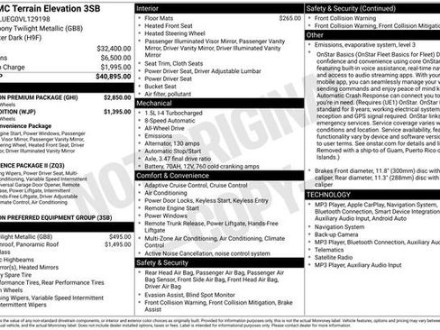 New 2027 GMC Terrain Elevation w/ Elevation Premium Package AWD/4WD image 3