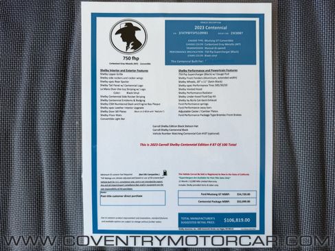 Used 2023 Ford Mustang GT Premium w/ Equipment Group 401A RWD image 22