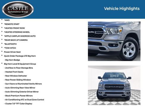 Used 2023 RAM 1500 Big Horn AWD/4WD image 3