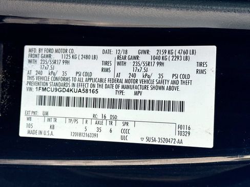 Used 2019 Ford Escape SE AWD/4WD image 32