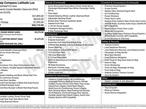 Used 2023 Jeep Compass Latitude w/ Sun and Sound Group AWD/4WD image 2