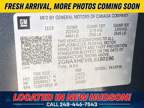 Used 2020 Chevrolet Equinox LS FWD image 6