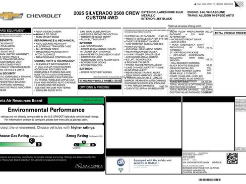 Used 2025 Chevrolet Silverado 2500 Custom w/ Custom Value Package AWD/4WD image 10