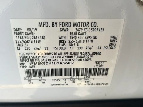 Used 2020 Ford Explorer XLT image 33