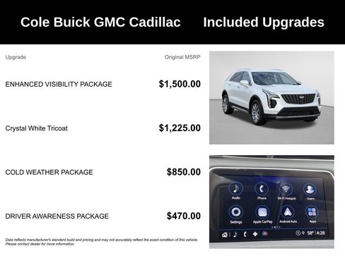 Used 2022 Cadillac XT4 Premium Luxury w/ Enhanced Visibility Package image 3