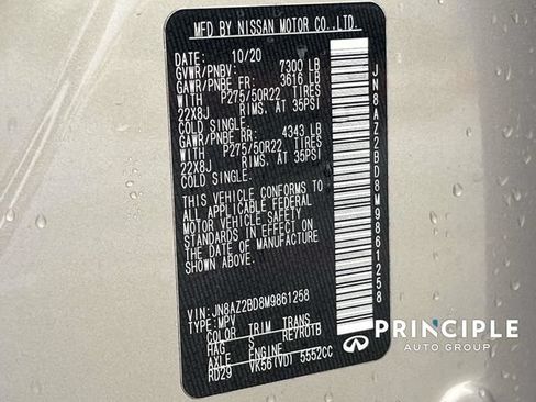 Used 2021 INFINITI QX80 Sensory w/ All-Season Package RWD image 40
