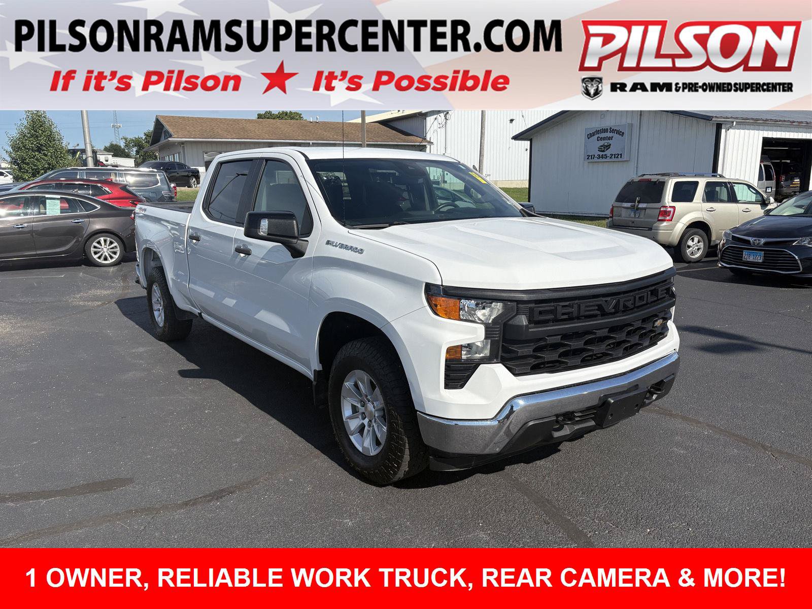 Used 2023 Chevrolet Silverado 1500 W/T w/ WT Safety Package AWD/4WD image 1