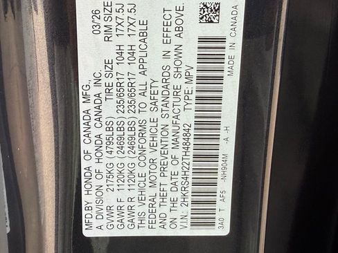 New 2026 Honda CR-V LX image 26